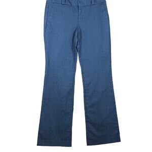 Banana Republic Women Pants Blue Martin Fit Straight Leg Workwear Stretch 6